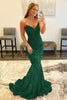 Load image into Gallery viewer, Black Mermaid Sweetheart Formal Dress