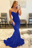 Load image into Gallery viewer, Black Mermaid Sweetheart Formal Dress