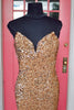 Load image into Gallery viewer, Black Mermaid Sweetheart Formal Dress