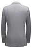 Load image into Gallery viewer, Simple Grey Shawl Lapel 3 Piece Men&#39;s Formal Suit Set