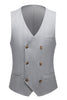 Load image into Gallery viewer, Simple Grey Shawl Lapel 3 Piece Men&#39;s Formal Suit Set