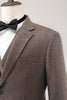 Load image into Gallery viewer, Brown Notched Lapel 3 Piece Single Breasted Men&#39;s Formal Suits