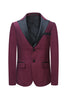 Load image into Gallery viewer, Burgundy Peak Lapel 2 Pieces Men Suits for Formal