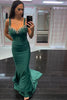 Load image into Gallery viewer, Sparkly Dark Green Corset Beaded Long Formal Dress