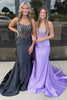 Load image into Gallery viewer, Sparkly Corset Mermaid Lilac Long Formal Dress