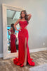 Load image into Gallery viewer, Sparkly Red Corset Long Formal Dress with Beading