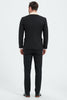 Load image into Gallery viewer, Black and Champagne 3 Piece Shawl Lapel Men&#39;s Fomal Suits