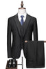 Load image into Gallery viewer, Notched Lapel Two Buttons Black Men&#39;s Prom Tuxedos