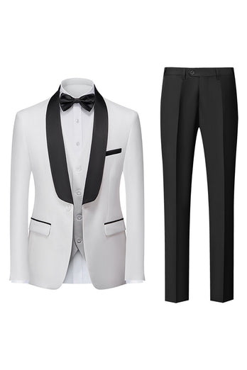 Royal Blue 3 Piece Shawl Lapel Men's Prom Tuxedo