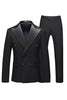 Load image into Gallery viewer, White Double Breasted 2 Piece Lapel Men&#39;s Formal Suits