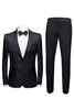 Load image into Gallery viewer, Red 2 Pieces Jacquard Shawl Lapel Men&#39;s Formal Suits