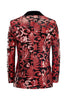 Load image into Gallery viewer, Red Sequins Men&#39;s 2 Pieces Suits