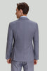 Load image into Gallery viewer, Grey Men&#39;s 3 Piece Notched Lapel Prom Tuxedo