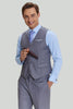 Load image into Gallery viewer, Grey Men&#39;s 3 Piece Notched Lapel Prom Tuxedo