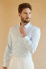 Load image into Gallery viewer, Long Sleeves Light Blue Solid Suit Shirt