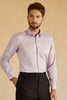 Load image into Gallery viewer, Long Sleeves Purple Solid Suit Shirt