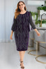 Load image into Gallery viewer, Plus Size Navy Mother of The Bride Dress with Beading