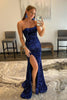 Load image into Gallery viewer, Royal Blue Sequin Mermaid Long Formal Dress