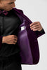 Load image into Gallery viewer, Dark Purple Peak Lapel One Button Velvet 2 Piece Men&#39;s Prom Tuxedos