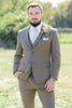 Load image into Gallery viewer, Grey 2 Piece Notched Lapel Groomsmen Suits