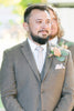 Load image into Gallery viewer, Grey 2 Piece Notched Lapel Groomsmen Suits