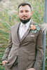 Load image into Gallery viewer, Grey 2 Piece Notched Lapel Groomsmen Suits