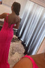 Load image into Gallery viewer, Sparkly Mermaid Hot Pink Stars Sequins Formal Dress