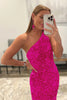 Load image into Gallery viewer, Mermaid Glitter Sexy One-Shoulder Long Formal Dress With Sequins