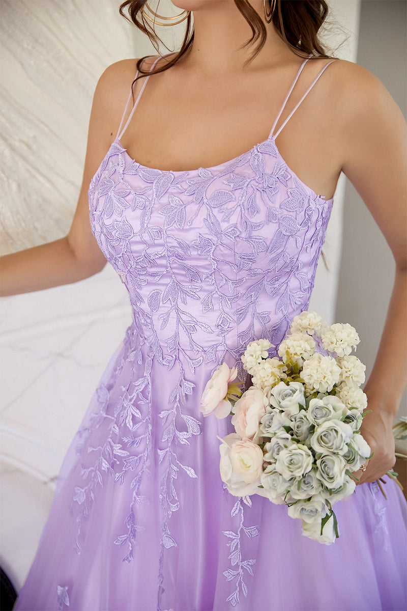 Load image into Gallery viewer, Elegant Lavender A-line Formal Dress