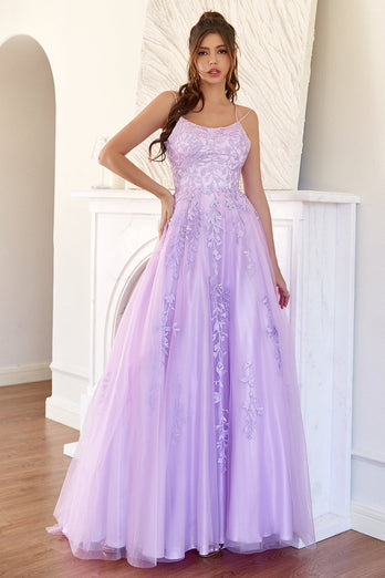 Elegant Lavender A-line Formal Dress