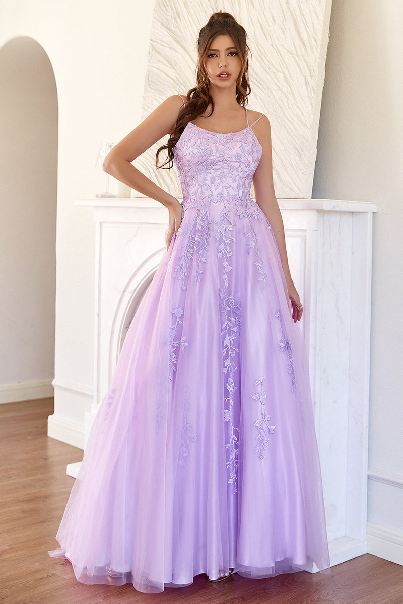 Load image into Gallery viewer, Elegant Lavender A-line Formal Dress