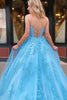 Load image into Gallery viewer, Princess Champagne Spaghetti Straps Formal Dress