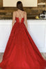 Load image into Gallery viewer, Princess Champagne Spaghetti Straps Formal Dress