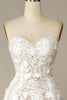 Load image into Gallery viewer, A Line Wedding Dress with Appliques