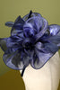 Load image into Gallery viewer, 1920s Blue Organza Beaded Headband