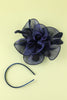 Load image into Gallery viewer, 1920s Blue Organza Beaded Headband