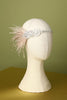 Load image into Gallery viewer, 1920s Feather Beaded Flapper Headband