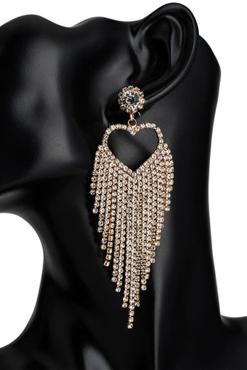 Rhinestone Sweetheart Earrings