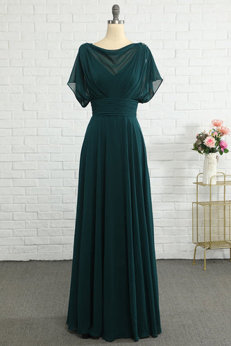 Green Chiffon Mother Of The Bride Dress