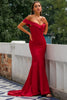 Load image into Gallery viewer, Mermaid Off The Shoulder Long Formal Dress