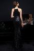 Load image into Gallery viewer, Silver Halter Sequins Party Dress