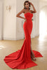 Load image into Gallery viewer, Black Mermaid Sweetheart Long Prom Dress