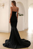 Load image into Gallery viewer, Black Mermaid Sweetheart Long Prom Dress