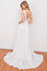 Load image into Gallery viewer, White Embroidery Wedding Dress