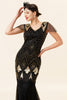 Load image into Gallery viewer, Champage Long Sequin 1920s Dress