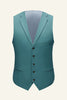 Load image into Gallery viewer, Mint 3 Piece Notched Lapel Men Prom Wedding Suits