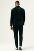 Load image into Gallery viewer, Dark Green Velvet 2 Piece Men&#39;s Prom Suits