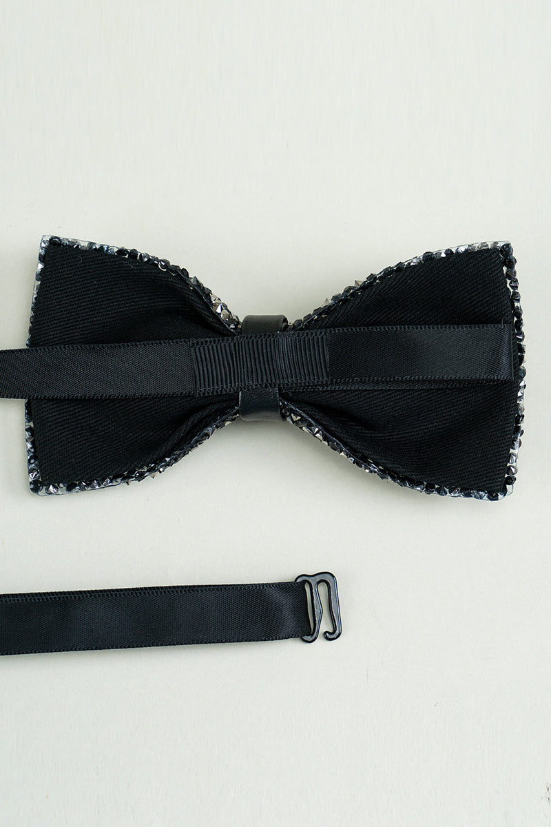 Load image into Gallery viewer, Golden Adjustable Bow Tie Formal Tuxedo Bowtie