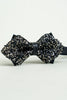 Load image into Gallery viewer, Black Rhinestones Adjustable Party Bow Ties