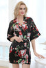 Load image into Gallery viewer, Bride Bridesmaid Floral Print Robes